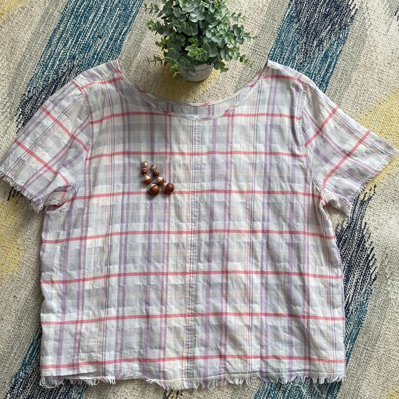 Susina Plaid Top - Picture 3 of 9